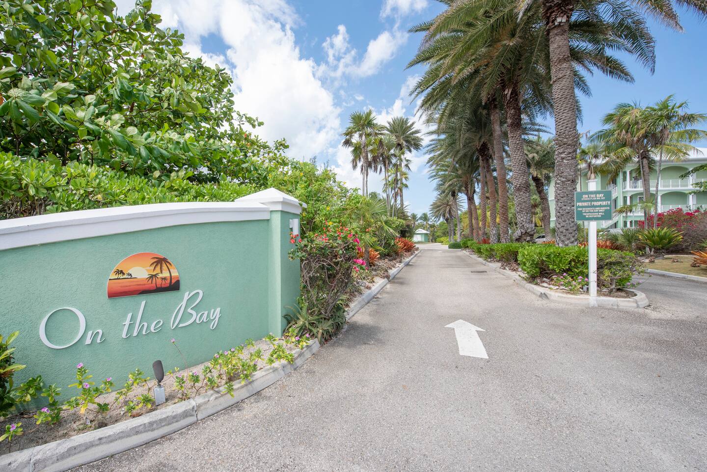 On The Bay property entrance